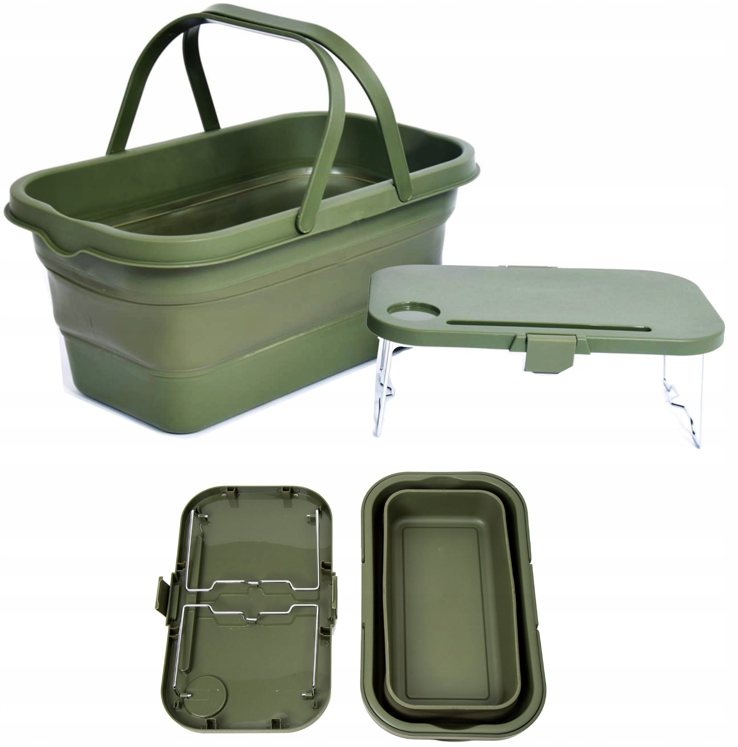 InnovaGoods PLATINET CAMPING PICNIC BASKET 47X29X23